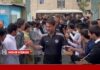 حضور اعضای تیم فوتبال دهه شصتیها در مدرسه امام خمینی ره در شهر زاهدان